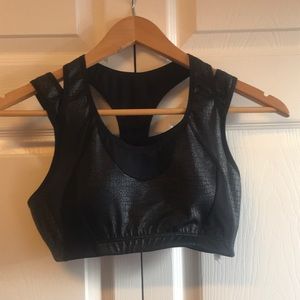 SYROKAN snake print sports bra, size large